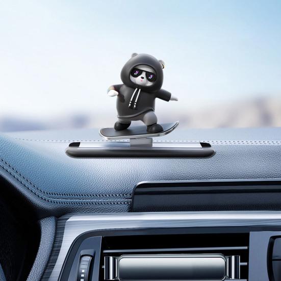 Adorable Swinging Bears Car Decorations for Car Dashboard Home Office Desk Charm Christmas