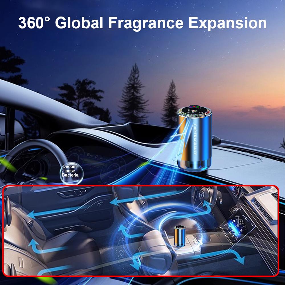 Автомобильный увлажнитель воздуха, интеллектуальный ароматизатор, устранитель запахов в автомобиле, долговечный ароматизатор, аксессуары Starry Light