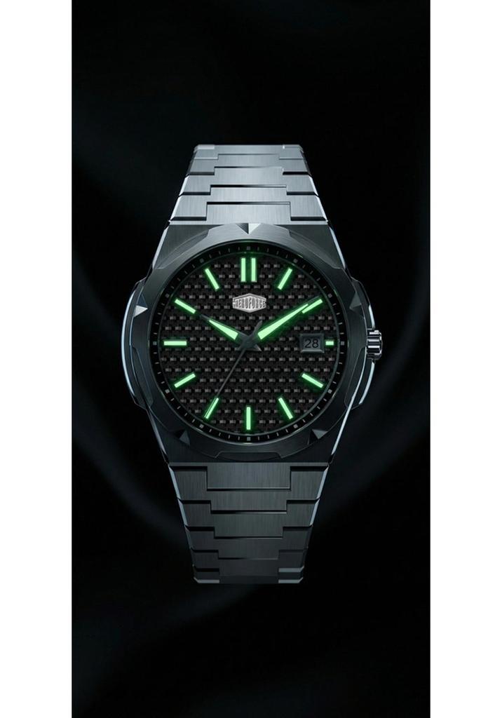 HeroForce 5004TK Men's Quartz Steel Band Wristwatch - Elegant, High-End Design