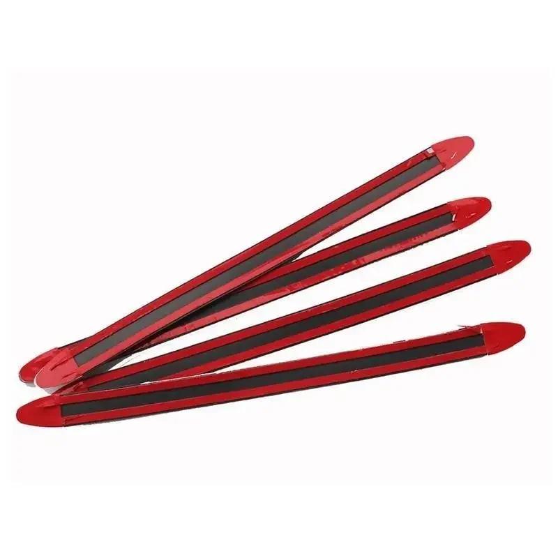 4 шт., автомобильная защитная полоса для защиты от столкновений, универсальная защитная накладка на передний и задний бампер, автомобильные аксессуары