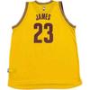 Adidas X NBA Collaboration Cleveland Cavaliers James Letter Sports Comfortable 23 Jersey Basketball Vest Unisex Jerseys Yellow A61201