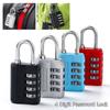 Zinc Alloy Dormitory Cabinet Lock Padlock Backpack Zipper Lock New 4 Digit Password Lock Home