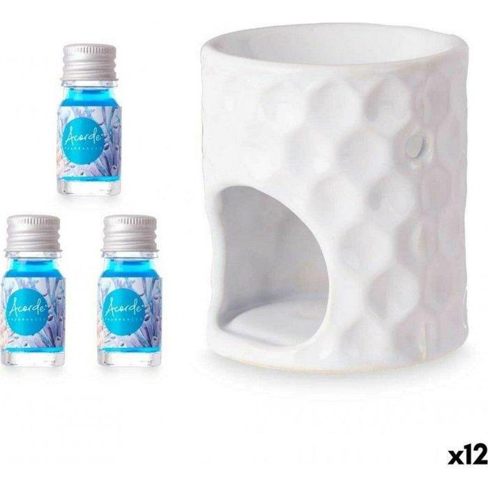 Brûleur Huile Essentielle - NC - Océan - 12 Unités - Blanc - Nettoyants Ménagers