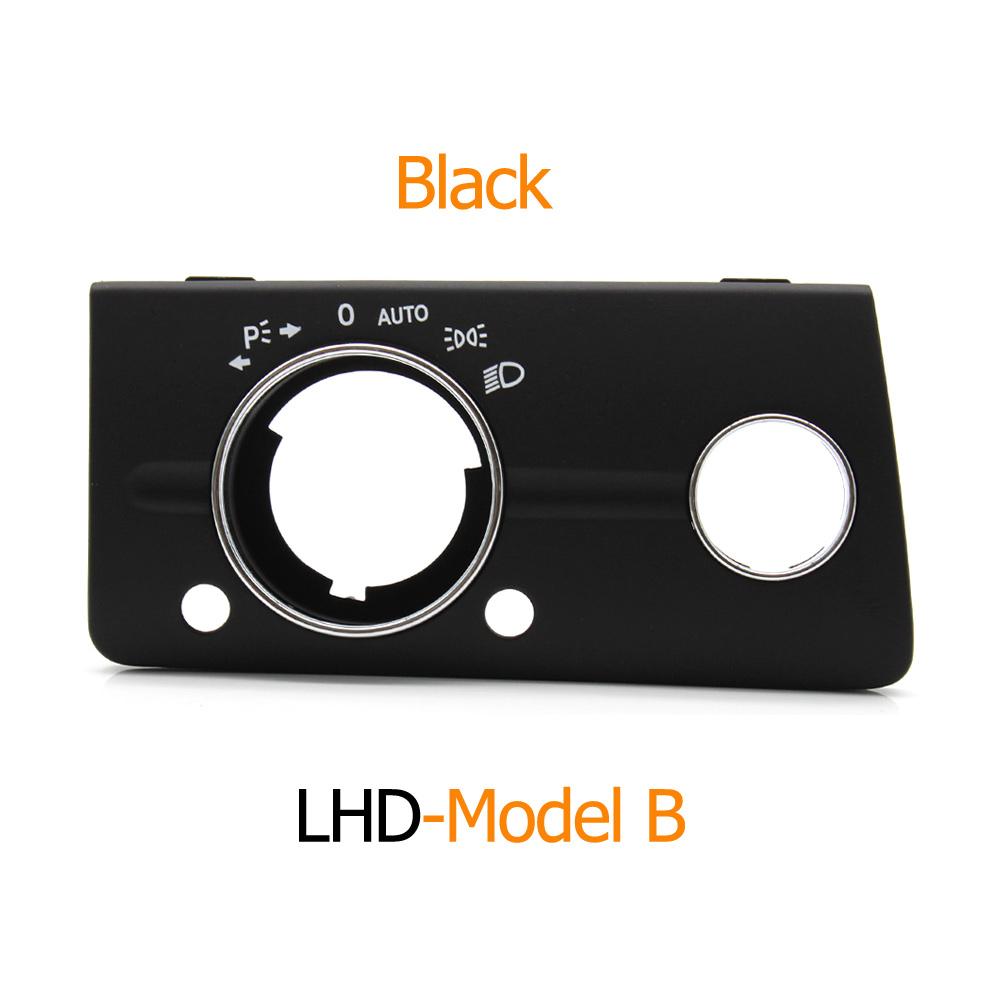 LHD RHD Interior Car Dashboard Headlight Head Lamp Switch Cover Panel Trim For Mercedes Benz W211 E Class 320 350 550 2003-2008