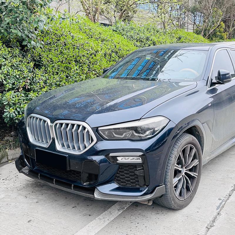 Комплект для внешней модификации BMW X6 G06 Sport 2019+: Передний сплиттер, Дефлектор, Заднее антикрыло, Пороги.