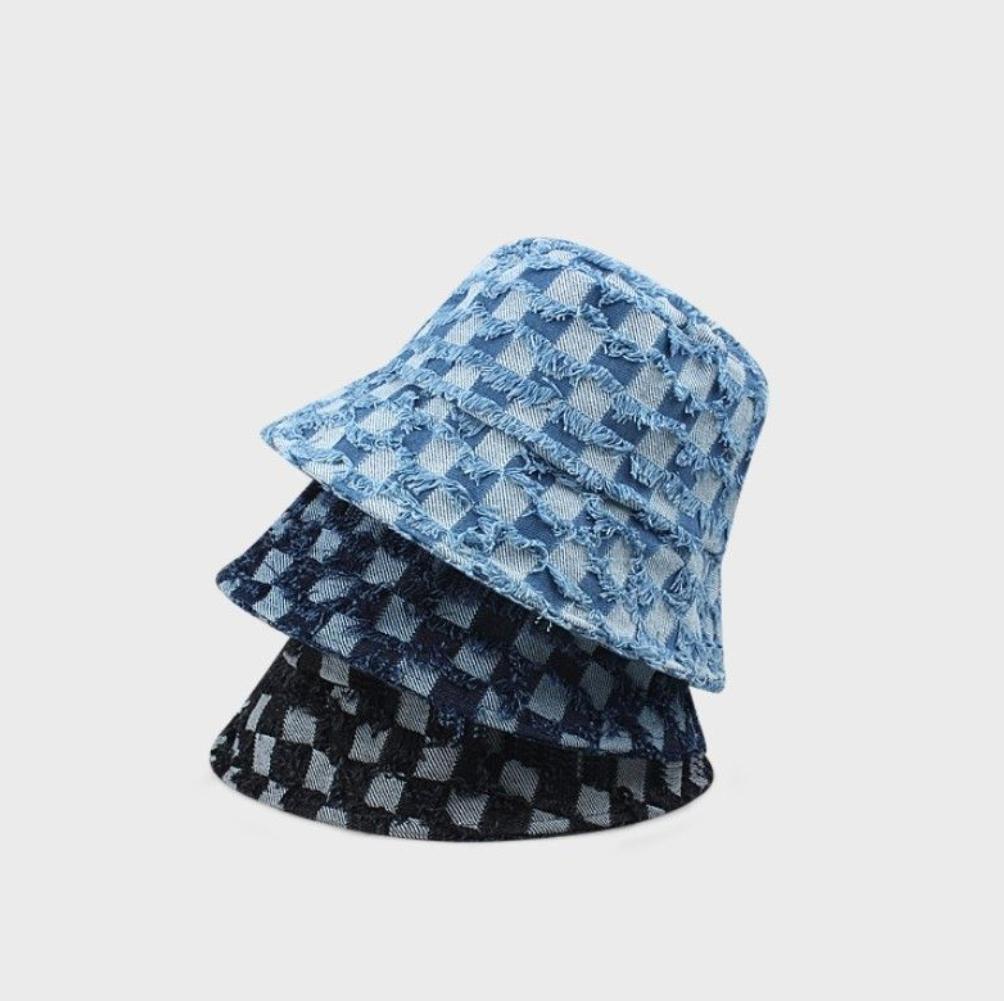 Tassels Denim Buceket Hat Women Western European Cowboy Hat Outdoor Mountaineering Casual Fisherman Hat