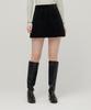 Musinsa Standard Woman Women'S Corduroy Pleated Mini Skirt [Black]