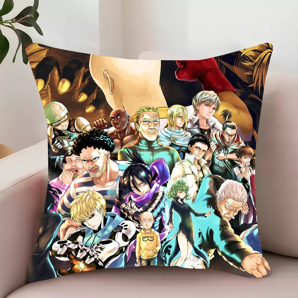 Bilibili Чехол для подушки One-Punch Man Декор Защитные чехлы Удобный мягкий для Дивана Гостиной Домашнего офиса