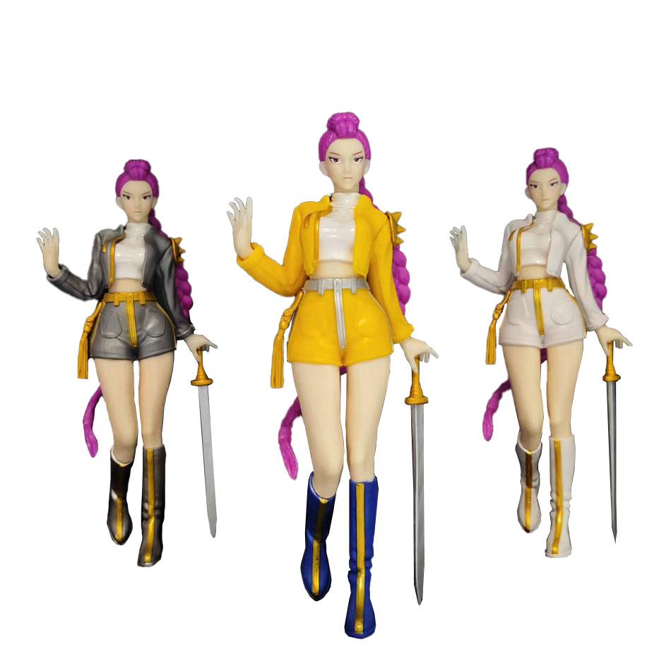 In Stock Kpop Demon Hunters Rumi Collectible Figure Model Desktop Decoration Trendy Model Desktop Ornament Cute Christmas Toys