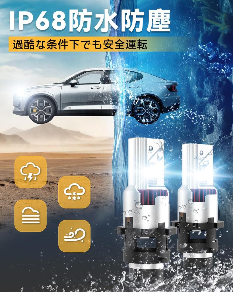 BORDAN D2r LED Pong Mount, Vehicle Inspection Compatible, Explosive Light Shade, Wireless, D2r LED