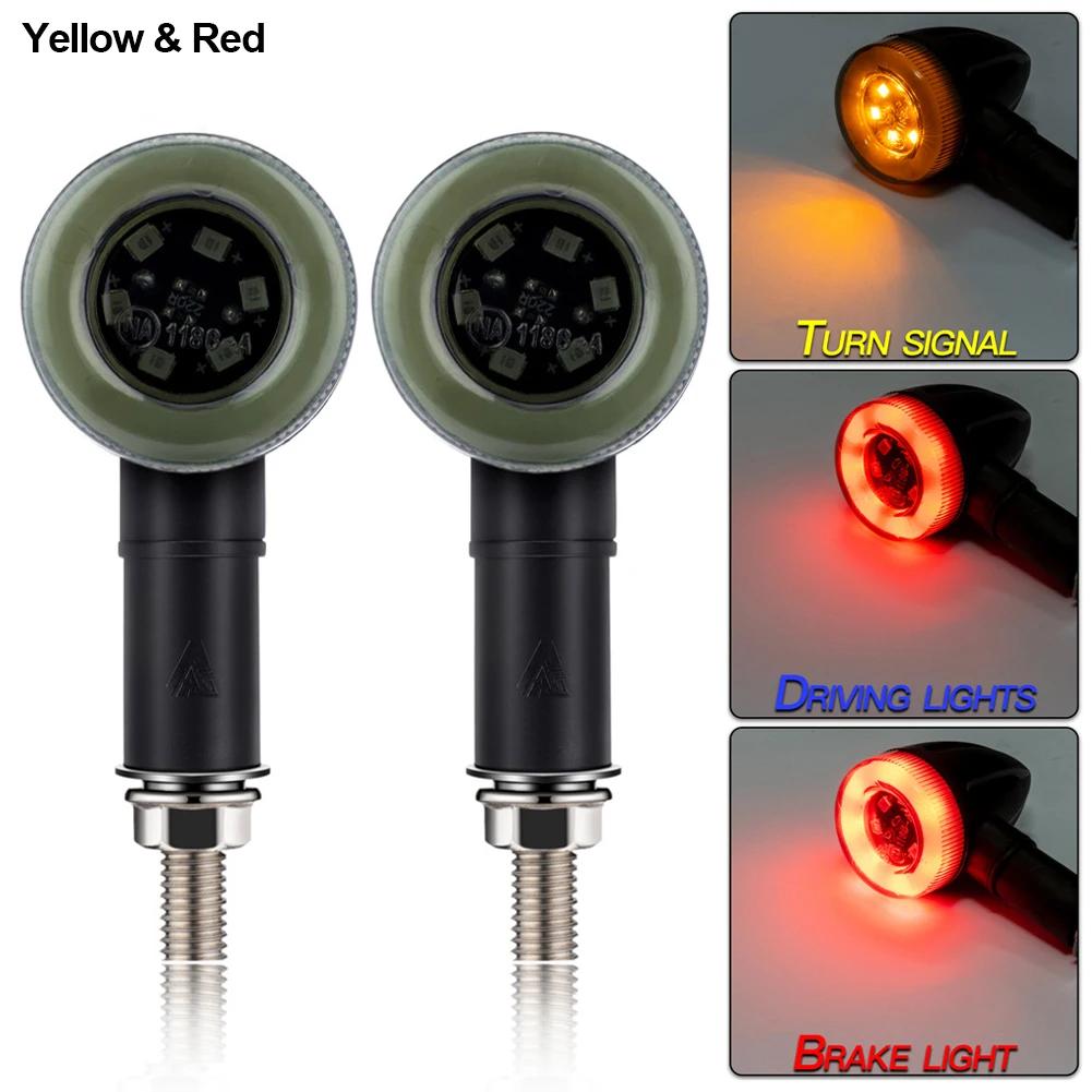 1 шт. мотоциклетные указатели поворота, плавные указатели поворота, светодиодные указатели поворота, предупреждающие индикаторы, мигалка, янтарный свет для скутера