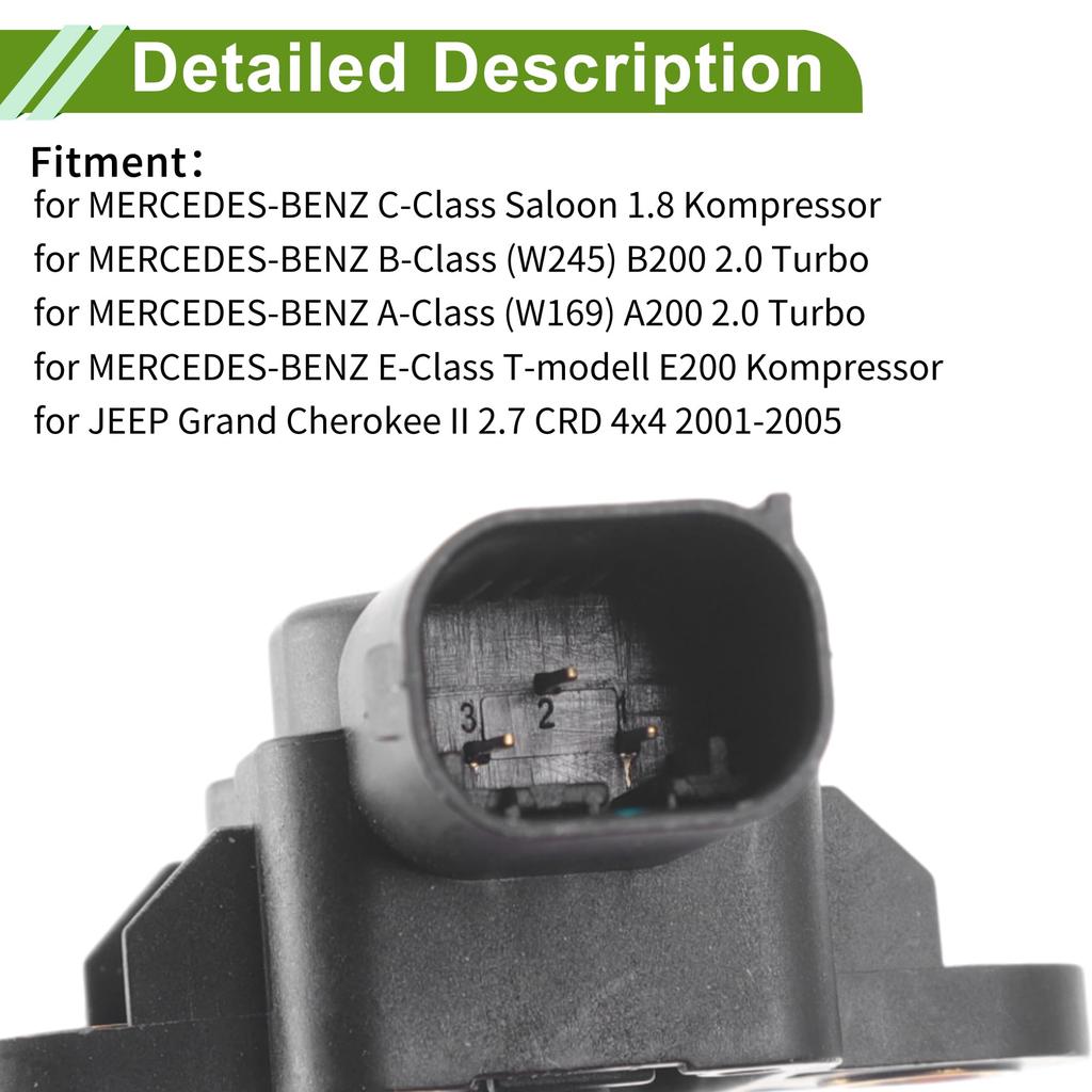 ABSOPRO Absolute Pressure MAP Sensor for Sedan Compressor Part 1 Piece Mercedes/Benz C-Class (W204) C180/C200 1.8 2007-2014, Number