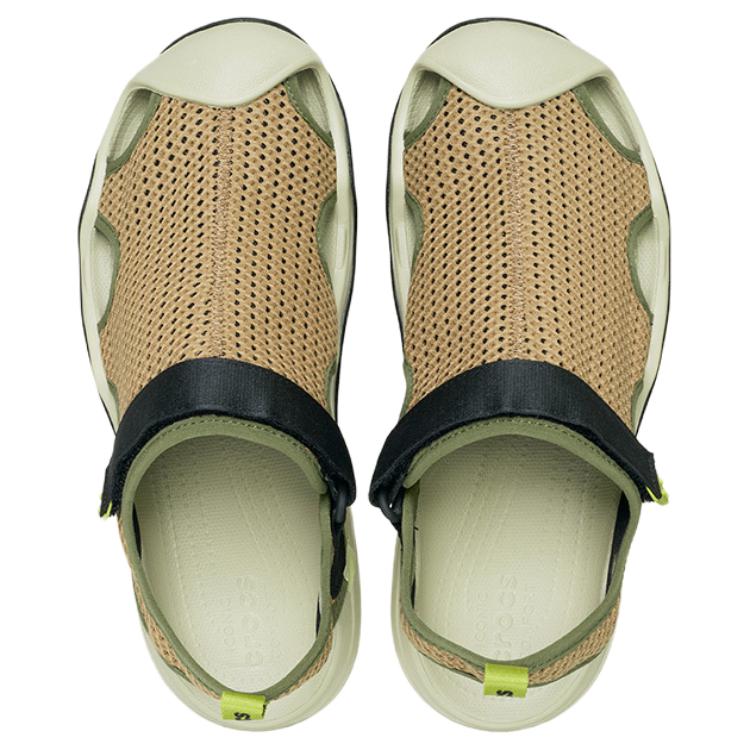 Crocs Сандалии с сетчатой стелькой Swiftwater Mesh Deck Sandal Sepia Мужские 211095-2EY