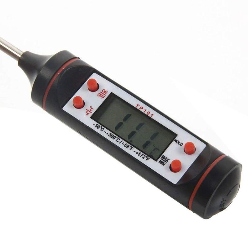 Kitchen Digital BBQ Food Thermometer Meat Cake Candy Fry Grill Dinning Household Cooking Thermometer Gauge Oven Thermometer Tool