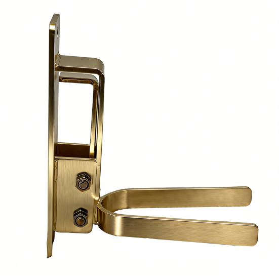 Мгновенно фиксирующийся засов для ворот Сверхпрочный засов для ворот с управлением одной рукой Быстрый засов для ворот Легкая установка на деревянные, металлические трубчатые ворота Автоматический пружинный замок для фермы, ранчо