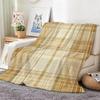 Классический мотив D-Distressed Tartan Плед Легкий 240 г Фланелевое одеяло Мягкое, приятное для кожи для летнего охлаждения