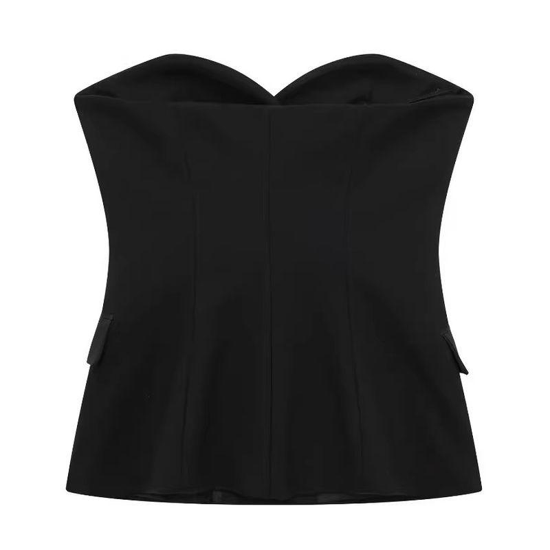 Araltay Fashion Style Women's Clothing Stylish Silk Satin Texture Patchwork Corset Tops 8881593