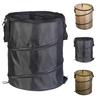 Waste Bucket Large Capacity Easy To Carry Stackable Foldable Plastic Leaf Bag with Handle for Lawn