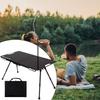 Folding Camping Table Folding Grill Board Portable Height Adjustable Picnic Table With Light Holder For RV Tailgating Garden