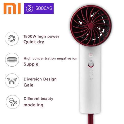 Оригинальный анионовый фен Mijia Soocas H3S, корпус из алюминиевого сплава, 220 В, 1800 Вт, выходное отверстие для воздуха, анти-горячий, инновационный дизайн, уход за волосами, фен