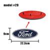 Car Sticker 2026 22.3X9cm Car Front Grille Emblem Sticker Rear Trunk Decal Replacement Accessories For Ford F150 F250 Edge Escap