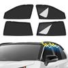 New RAV4 50 Series Mesh Curtain Sunshade Blackout Ventilation RAV4 Side Curtain Sunshade Insect Repellent Magnet Car Shade Ventilation UV Protection