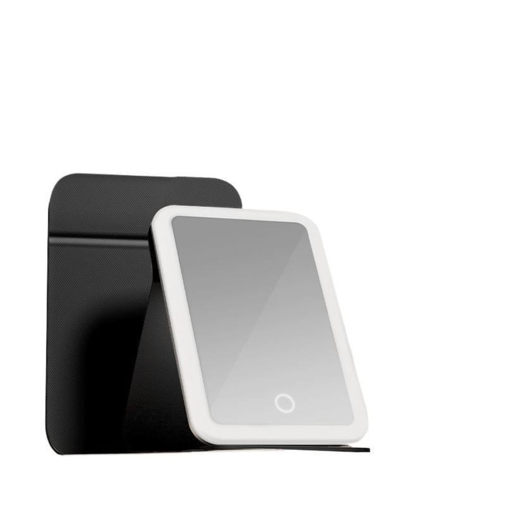 Dimmable Desktop Cosmetic Mirror Charging Vanity Mirror Multipurpose Makeup Mirror  Bathroom