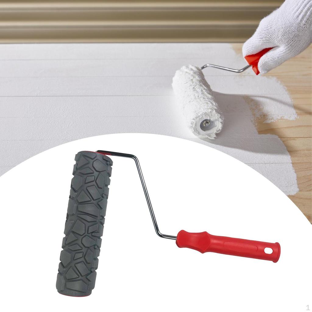 10 Inch Paint Roller Painting Decoration Embossing Texture Rubber Multipurpose