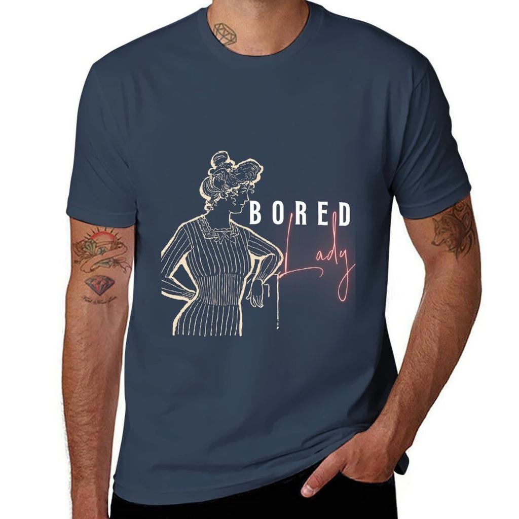 Bored Lady Tshirt Lightweight Gym Training Tshirt