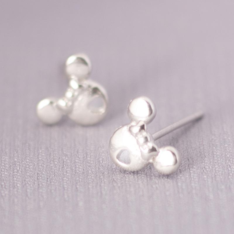 Korean Style S925 Silver Needle Stud Earrings for Women – Minimalist & Personality Design