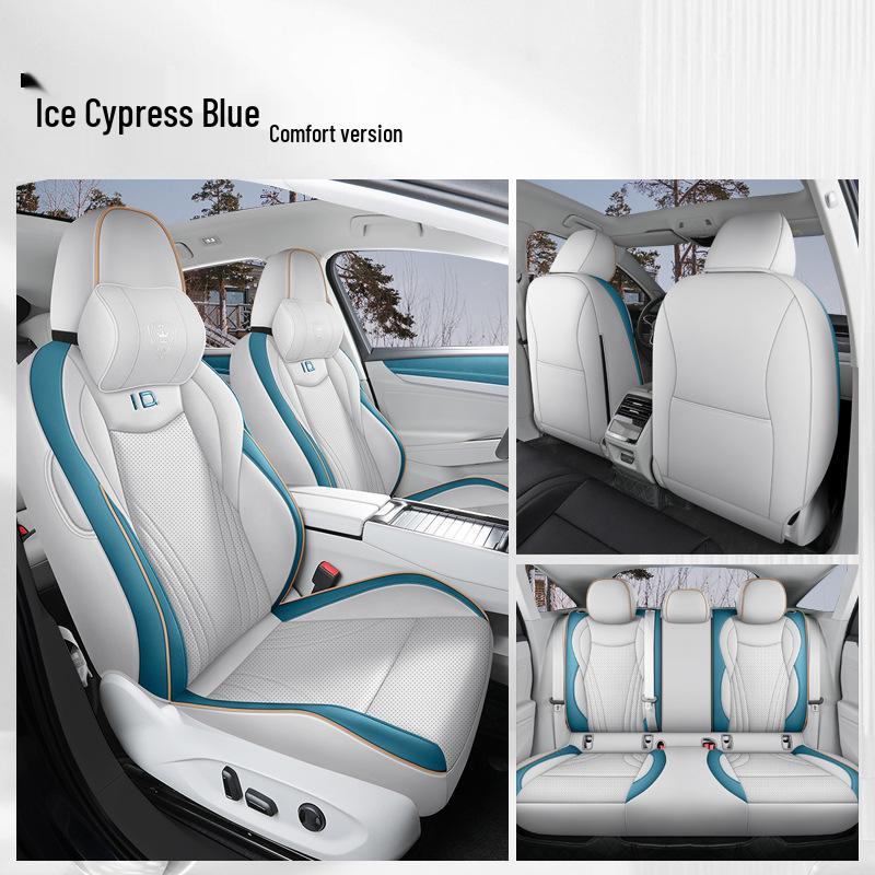 2024 VW ID.7 First Edition Кожаные чехлы на сиденья - Всесезонные, Дизайн с полным обхватом