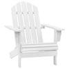 VidaXL Garden Chair Wood White 40860