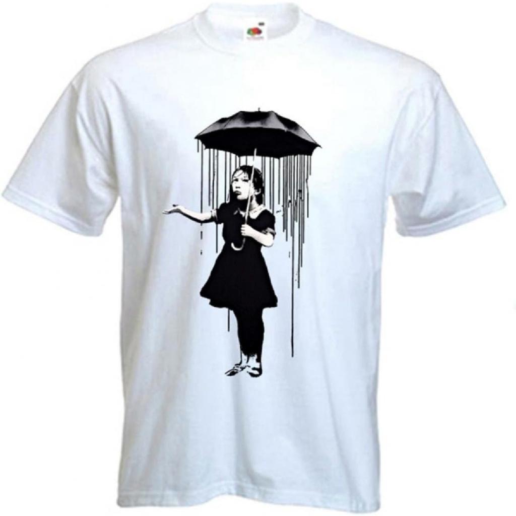 Tribal Футболки Мужские Banksy Nola Зонт Футболка XX-Large Белый