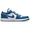 Air Jordan 1 Low Marina Blue Women Sneakers White Dark-Marina-Blue DC0774-114