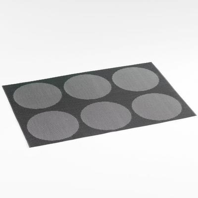 Подставка под тарелку - DECORLINE - Забавная Черно-Белая - 30 x 45 см - Двухцветный ПВХ - Моющаяся