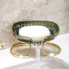 1PC New Light Luxury Style Creative Soap Box Bathroom Toilet Household Drain Free Perforated Soap Rack Soap Dish Tray