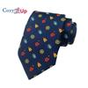 Men Christmas Tie Woven Classic  Necktie Formal Tie  for Wedding Christmas Gift