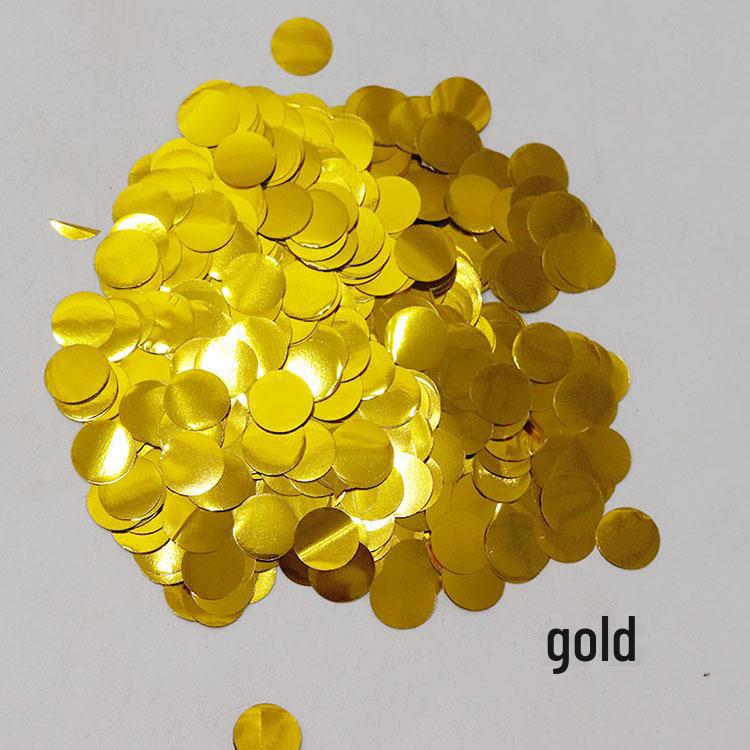 Heart-Shaped Transparent Latex Balloon with Star Sequin Confetti