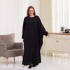Большое платье с рукавами «летучая мышь» однотонное мусульманское XG2056
