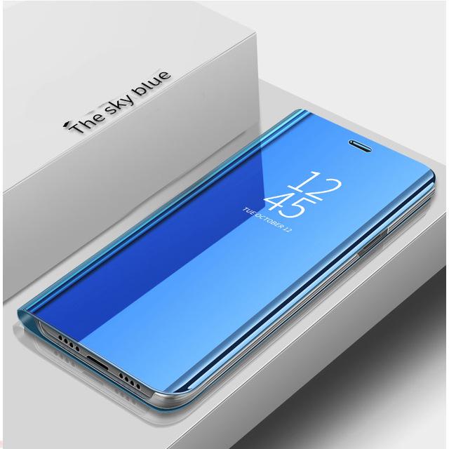 S21fe чехол смарт-зеркало кожаный откидной чехол для samsung galaxy s21 fe 5g 2022 6,4 магнитный чехол-подставка для книг чехол на s 21 вера