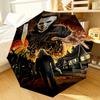 Halloween Horror Night Umbrella 8-Frame for Travel, camping, Casual Lightweight Portable Umbrella, Essential for every family Holidays Gift