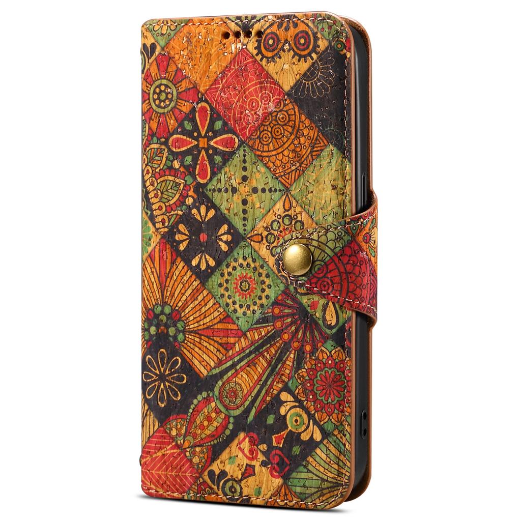 For iPhone 11 Pro Leather Case Floral Printing Stand Wallet Phone Cover
