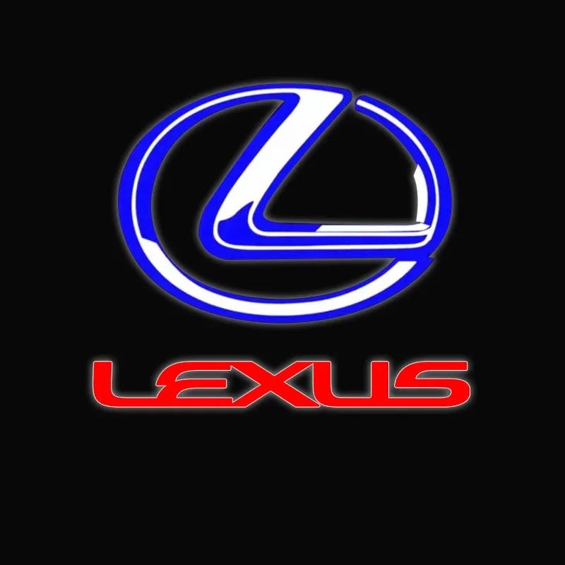 For Lexus ES300 RX330 RX300 GS300 IS250 IS200 CT200h IS300 NX RX ES LED Car Door Welcome Ghost Shadow Light Bulbs 2XXQ3