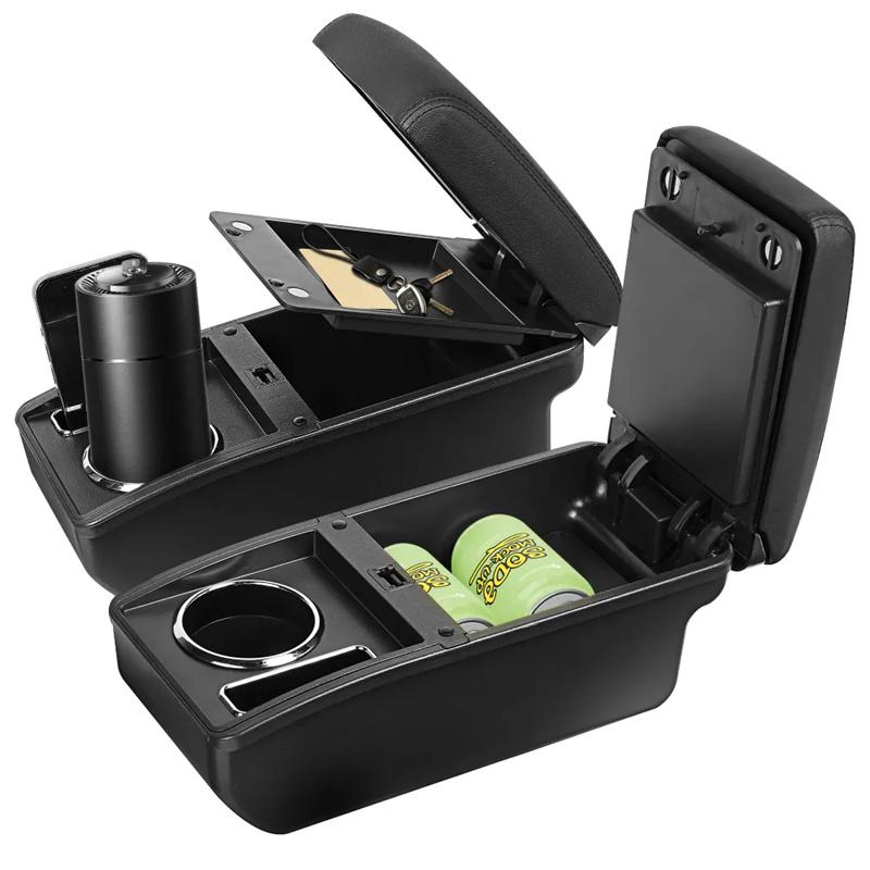 Универсальный автомобильный подлокотник Универсальная модель подлокотника Автомобильные аксессуары Ящик для хранения Модификация Модернизированные детали Увеличить Снять усталость