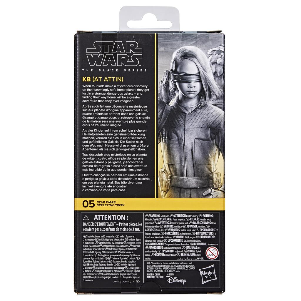 Hasbro Star Wars Black Series KB, Star Wars: Skeleton Crew Collectible 6-inch (15cm) Action Figure F9991, Authentic