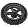 Cellular Rear Wheel Fit for Xiaomi Electric Scooter Black Rubber Tire Wear Resistant