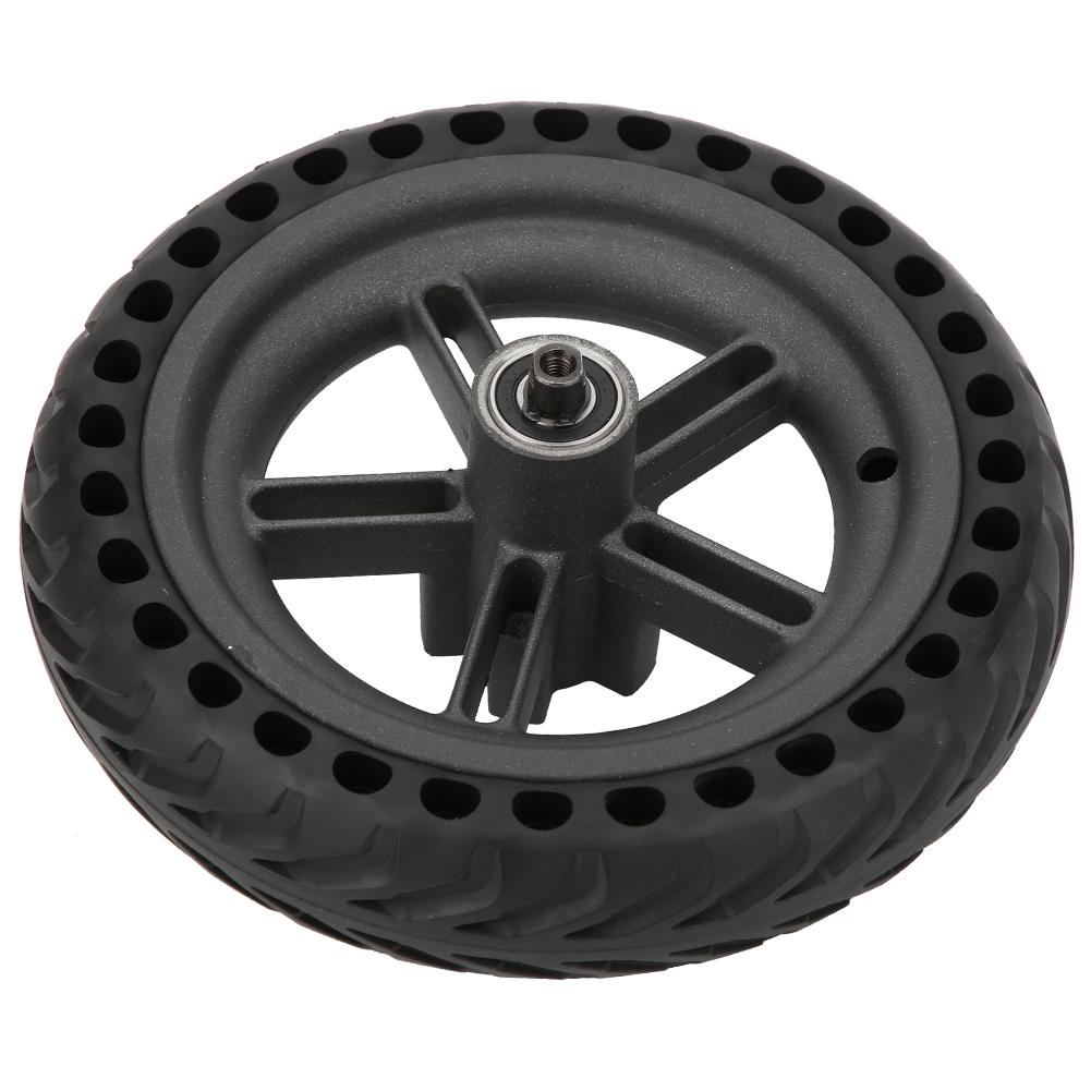 Cellular Rear Wheel Fit for Xiaomi Electric Scooter Black Rubber Tire Wear Resistant