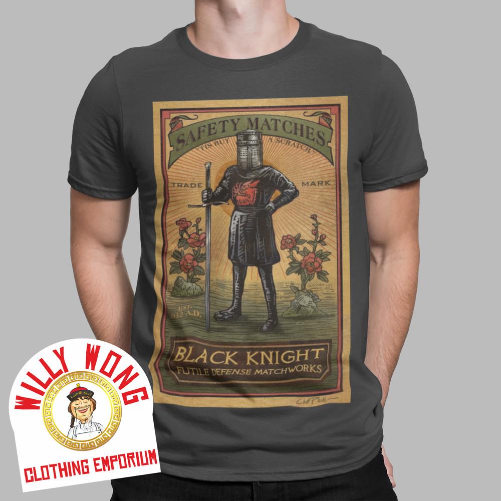 Black Knight Monty Python T-Shirt Retro Movie 70s 80s The Holy Grail Tee Gift Unisex T-Shirt