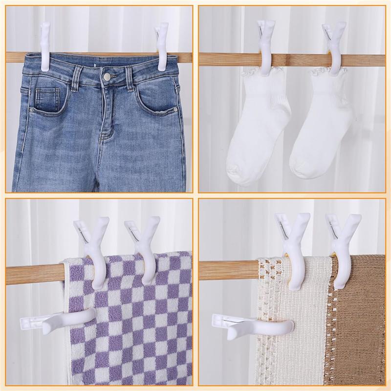 Набор из 5 нескользящих пластиковых зажимов для полотенец на шезлонгах и пляжных полотенцах