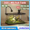 Desktop Fish Aquarium Filter 360° HD Aquarium Fish Tank Household Landscape Design Lazy Fish Tank Set